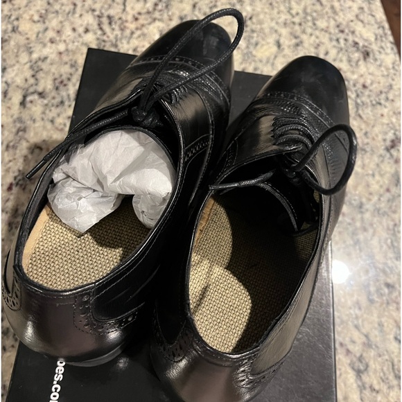 Calden Black Oxhide Men Shoes SIZE 9 Tall Men Shoes ( Add Height To Your Frame) - Picture 3 of 5